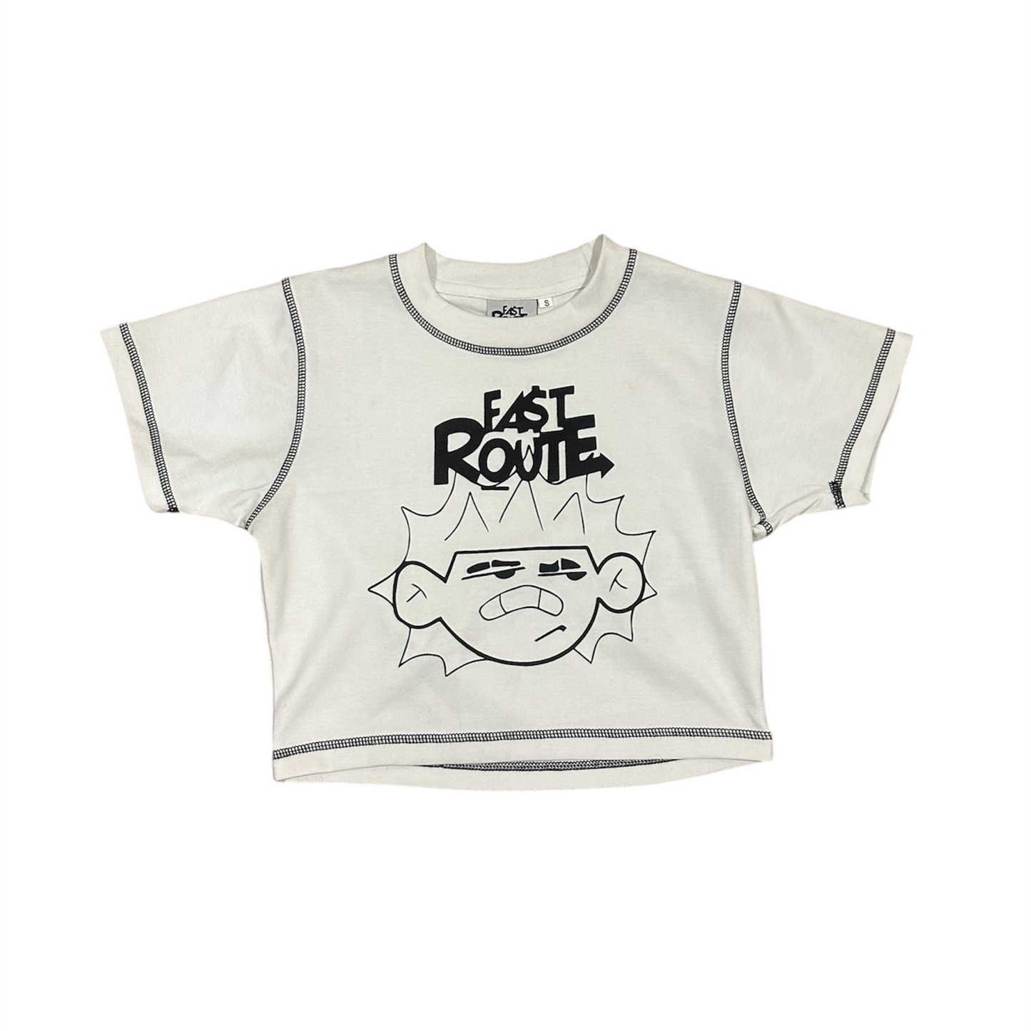 FACE LOGO TEE CROP TOP